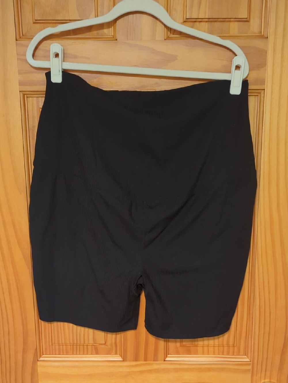 Motherhood Black High-Rise Bike Shorts